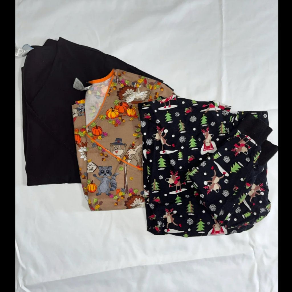Scrub Tops And Scrub Jacket